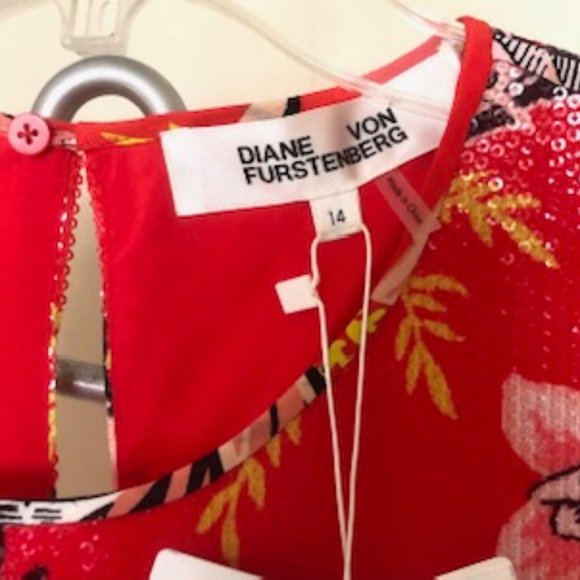 DVF  Sequin  Fluid Mini Dress - Picture 4 of 6